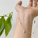 S925 Silver Point Star Diamond Collar Necklace for Girls