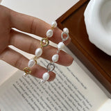 S925 Silver Pearl Circle Personalized Bracelet for Girls