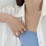 S925 Silver Daisy Personality Necklace for Women
