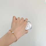 S925 Silver Chain Single Diamond Bracelet Girl