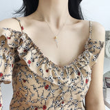 S925 Silver Little Prince's Rose Collar Necklace for Girls