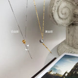 S925 Silver Little Prince's Rose Collar Necklace for Girls