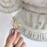 S925 Silver Little Prince's Rose Collar Necklace for Girls