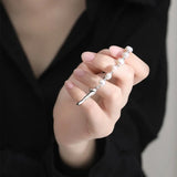 S925 Silver Irregular Pearl Bracelet