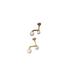S925 Silver Ins Mini Pearl Earrings for Women