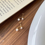 S925 Silver Ins Mini Pearl Earrings for Women
