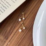 S925 Silver Ins Mini Pearl Earrings for Women