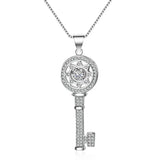 Zircon Pendant Necklace Set - South Key