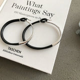 S925 Silver Leather Cowhide Couple Bracelet