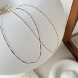 S925 Silver Ins Style Geometric Necklace Female
