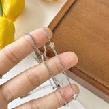 S925 Silver 3D Star High-Grade Choker Necklace Necklac