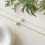 S925 Silver Zircon Snowflake Bracelet Women