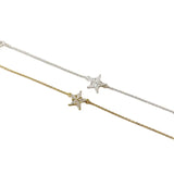 S925 Silver Zircon Snowflake Bracelet Women