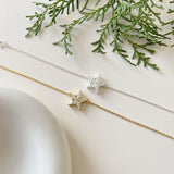 S925 Silver Zircon Snowflake Bracelet Women