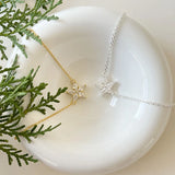 S925 Silver Zircon Snowflake Bracelet Women