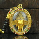 SE Asia Temple Greco Buddhist Talisman Ganesha Wealth Amulet