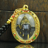 SE Asia Temple Greco Buddhist Talisman Ganesha Wealth Amulet