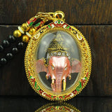 SE Asia Temple Greco Buddhist Talisman Ganesha Wealth Amulet