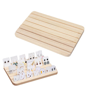 Necklace Shop Wooden Organizer Earring Display Stand
