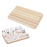 Necklace Shop Wooden Organizer Earring Display Stand