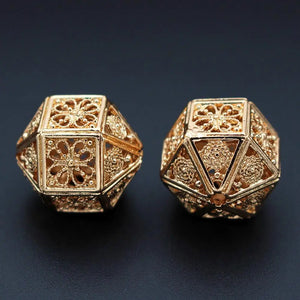 Metal Filigree Spacer Beads for Jewelry Making