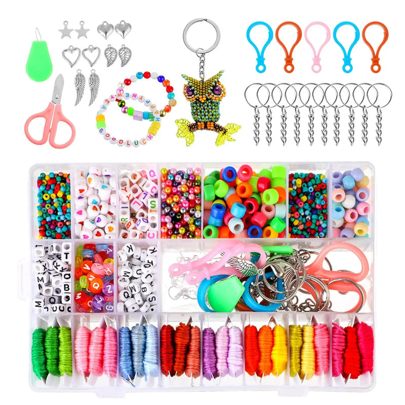 Spacer Beads Square Small Assortments DIY Letter Beads for Jewelry Making