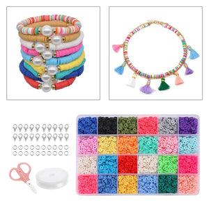 Spacer Beads DIY Flat Loose Beads for Pendant Ornaments