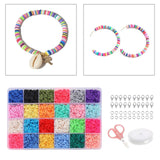 Spacer Beads DIY Flat Loose Beads for Pendant Ornaments
