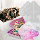Spades Jar Storage Box Container Silicone Mold for DIY Epoxy Resin Home Decor