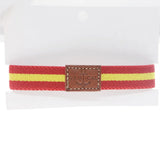Spain Leather Thread Fabric Bracelet for Man Woman
