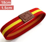 Spain Flag Bracelet + Elastic Bull Design