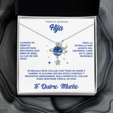 Spanish Love You Necklace Star Mother Gift For Women Girls