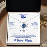 Spanish Love You Necklace Star Mother Gift For Women Girls