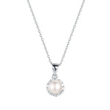 Spanish Bear Necklace Women Silver 925 Real Jewelry Chain Pearl Female Choker