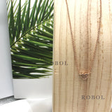 Spanish Bear High Boutique S925 Sterling Silver Necklace Love Gold-plated Tone