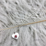 Spanish Bear Heart-shaped S925 Sterling Silver Necklace
