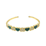 Spanish Bear Silver 925 Hand Bracelets with Pearls
