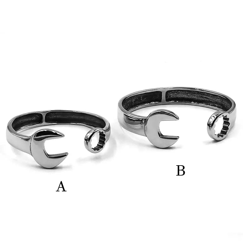 Spanner Biker Bangle Stainless Steel Bracelet