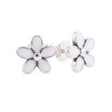 Daisy Stud Earrings Sterling Silver Jewelry For Woman