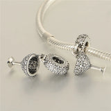 Summer Wine Cup Silver Charms for Bracelets Women Jewelry