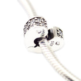 Sparkling Love Clip Beads For Bracelets DIY Jewelry