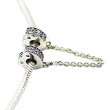 Love Safety Chain DIY Bead for 925 Silver Bracelets