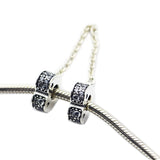 Love Safety Chain DIY Bead for 925 Silver Bracelets