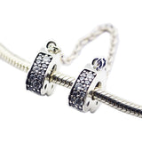 Love Safety Chain DIY Bead for 925 Silver Bracelets