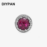 Zircon Sparkling Charm for Pan Charms Bracelet Bangle