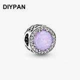 Zircon Sparkling Charm for Pan Charms Bracelet Bangle