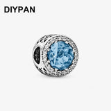 Zircon Sparkling Charm for Pan Charms Bracelet Bangle