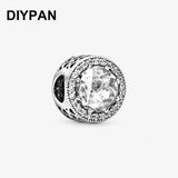 Zircon Sparkling Charm for Pan Charms Bracelet Bangle
