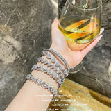 Sparkling Love Gem Bracelet Plated 18K Zircon Bracelet