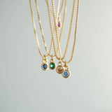 Sparkling Crystal Pendant Necklace Chain Choker for Women Plated Jewelry Gift